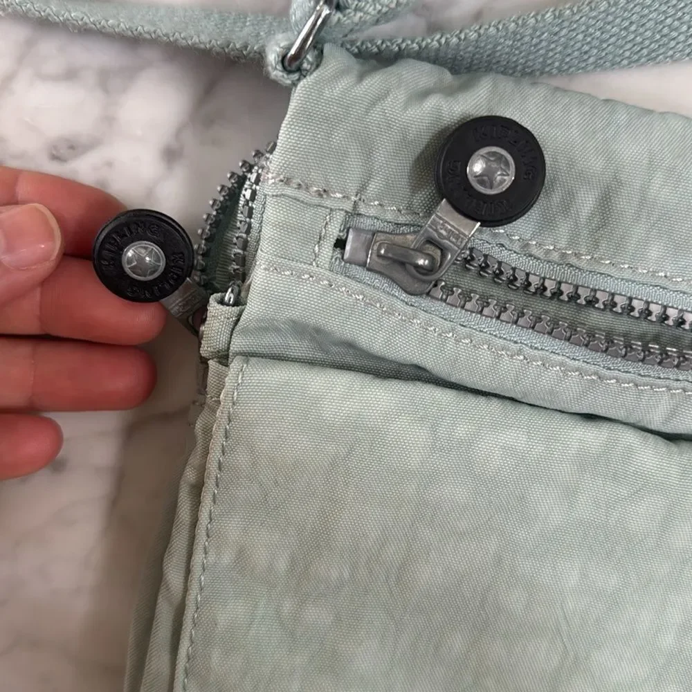 Kipling El Dorado Crossbody Shoulder Strap Mini Bag Mint